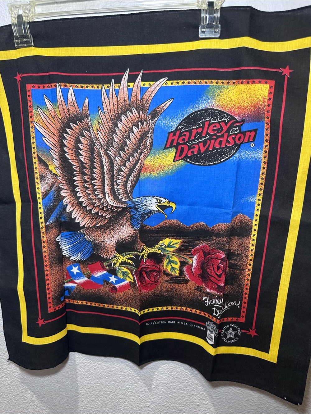 Harley-Davidson Black Bandanna Eagle